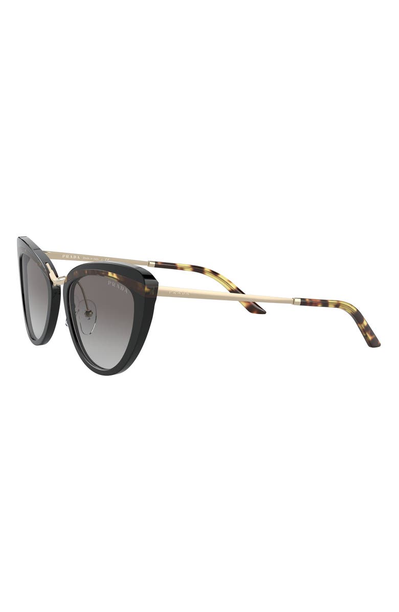 Prada 55mm Gradient Cat Eye Sunglasses, Alternate, color,
