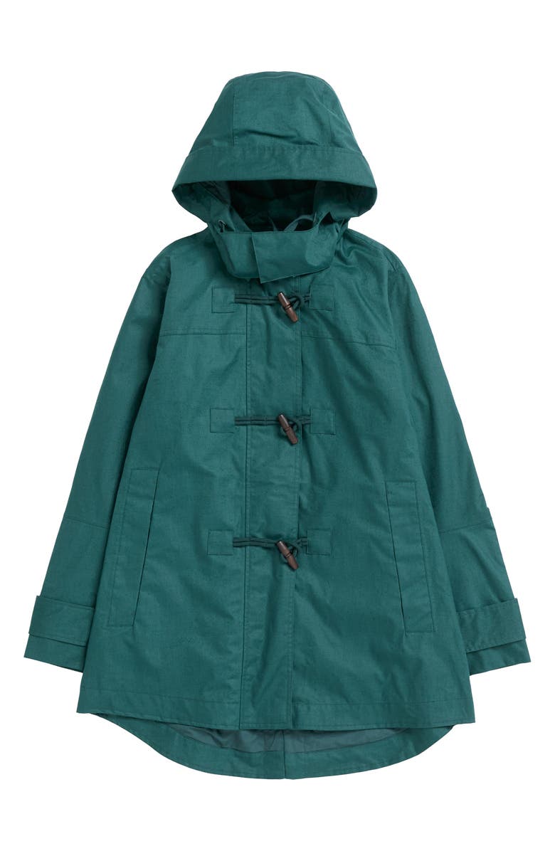 Seasalt Cornwall Sea Drift Waterproof Hooded Linen & Cotton Rain Coat, Alternate, color, Dark Wreckage