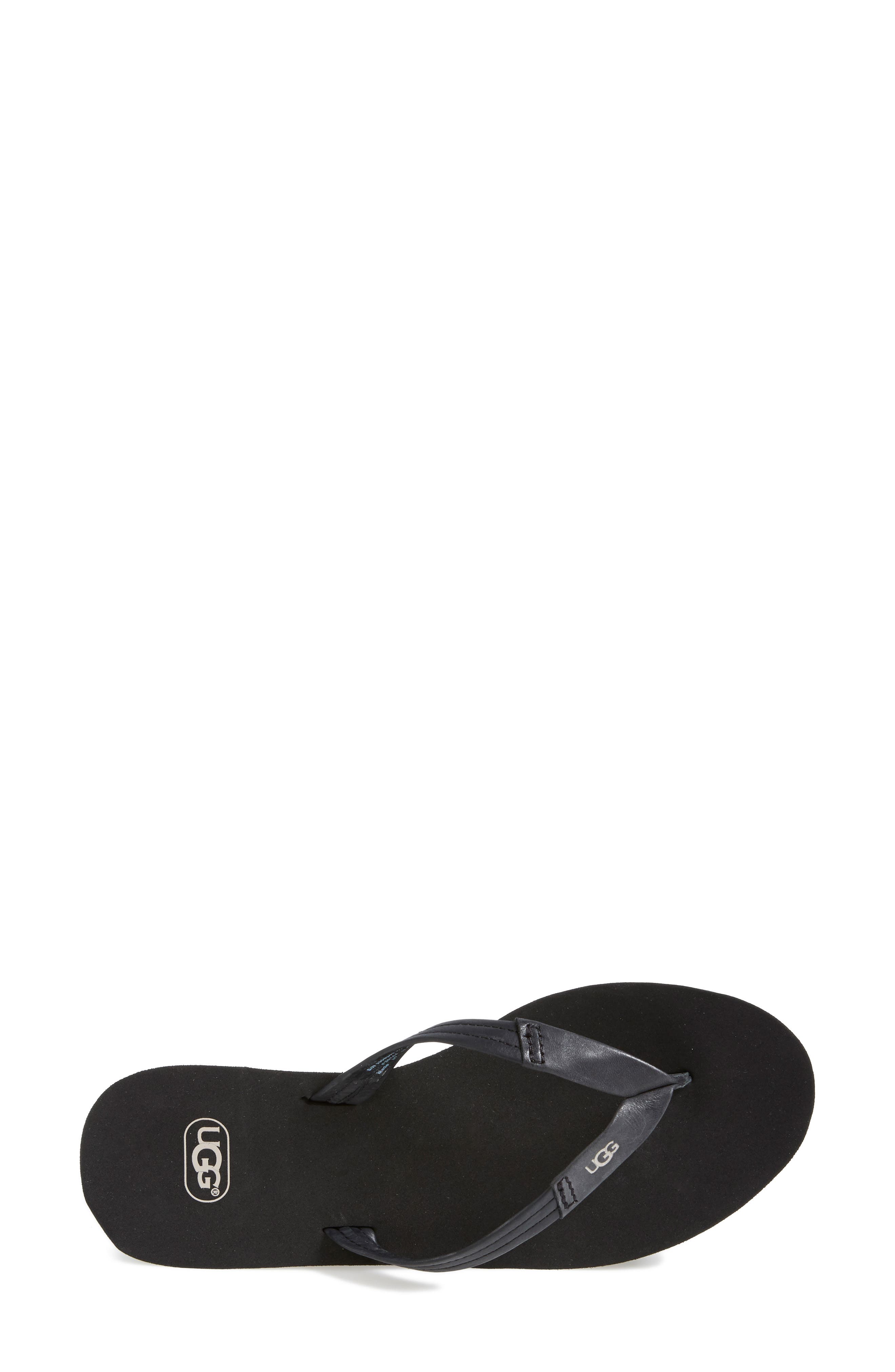 UGG<sup>®</sup> 'Ruby' Wedge Thong Sandal, Alternate, color, 