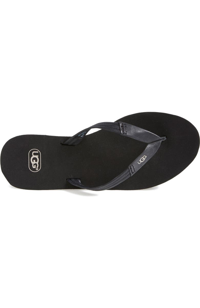 UGG<sup>®</sup> 'Ruby' Wedge Thong Sandal, Alternate, color,