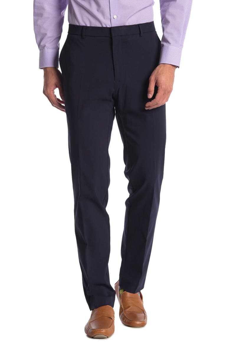 Twill Tailored Suit Separate Pants, Main, color, NAVY TWILL