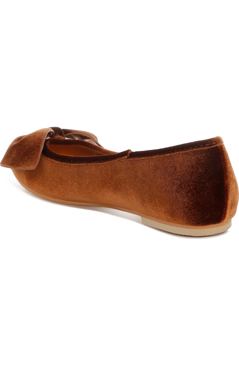 Rag & Co Pothos Water Repellent Bow Flat, Alternate, color, Bronze