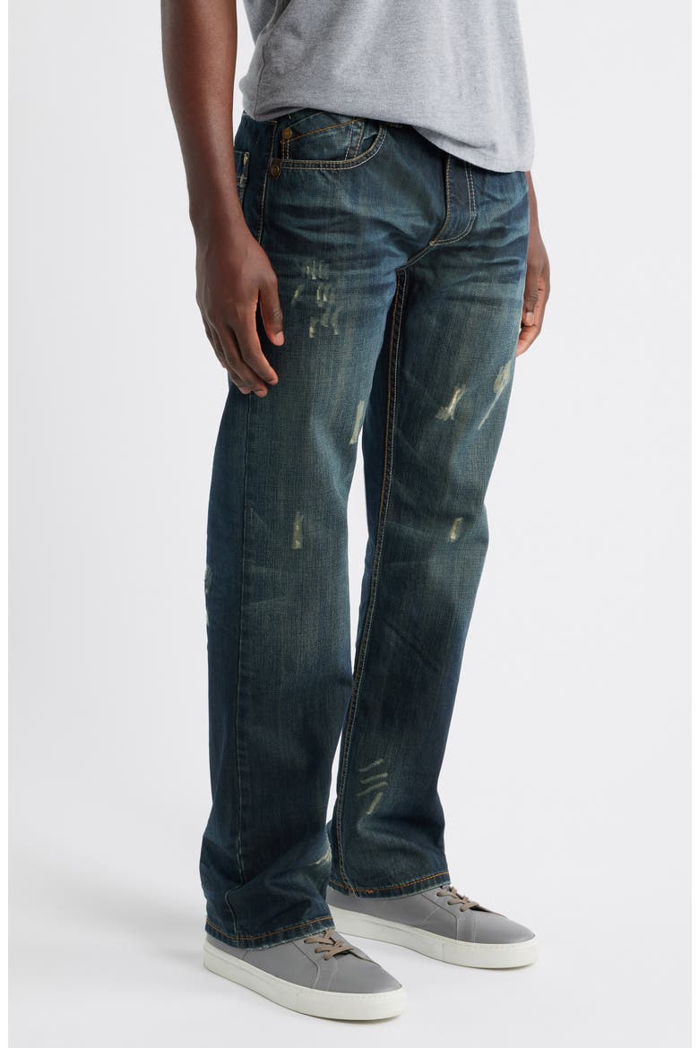 Relaxed Straight Leg Jeans, Alternate, color, FOLIAGE