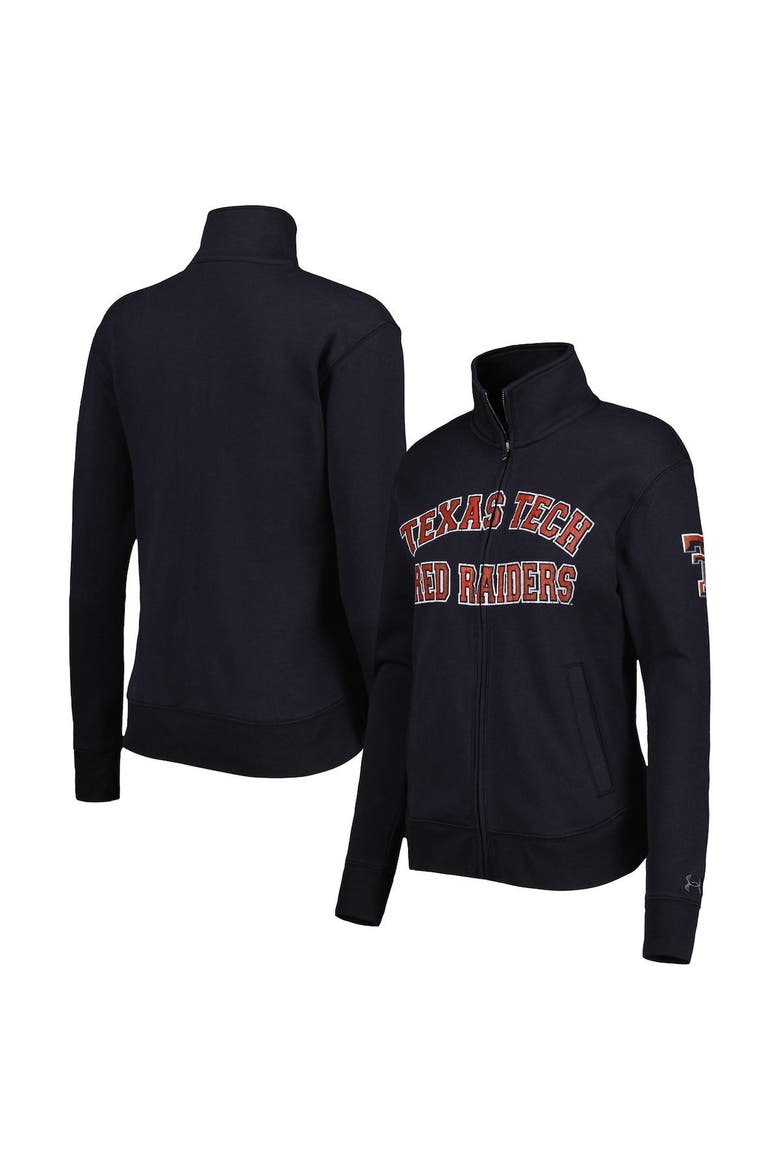 Women's Under Armour Black Texas Tech Red Raiders All Day Full-Zip Jacket, Main, color, Black