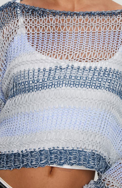 Princess Polly Perren Stripe Sheer Sweater