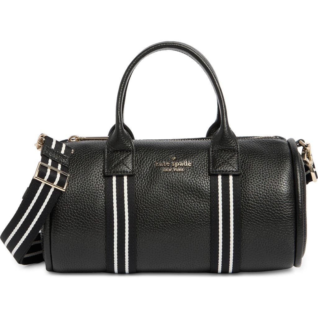 Kate Spade New York Rosie Pebble Leather Small Duffle Bag In Black