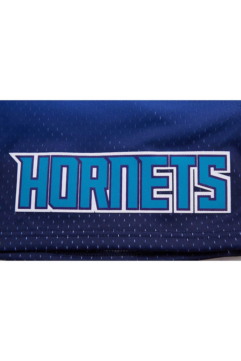 Men's Post LaMelo Ball Navy/Blue Charlotte Hornets Ombre Name & Number Shorts, Alternate, color, Navy