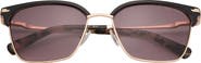 Ted Baker 55mm Half Rim Square Sunglasses