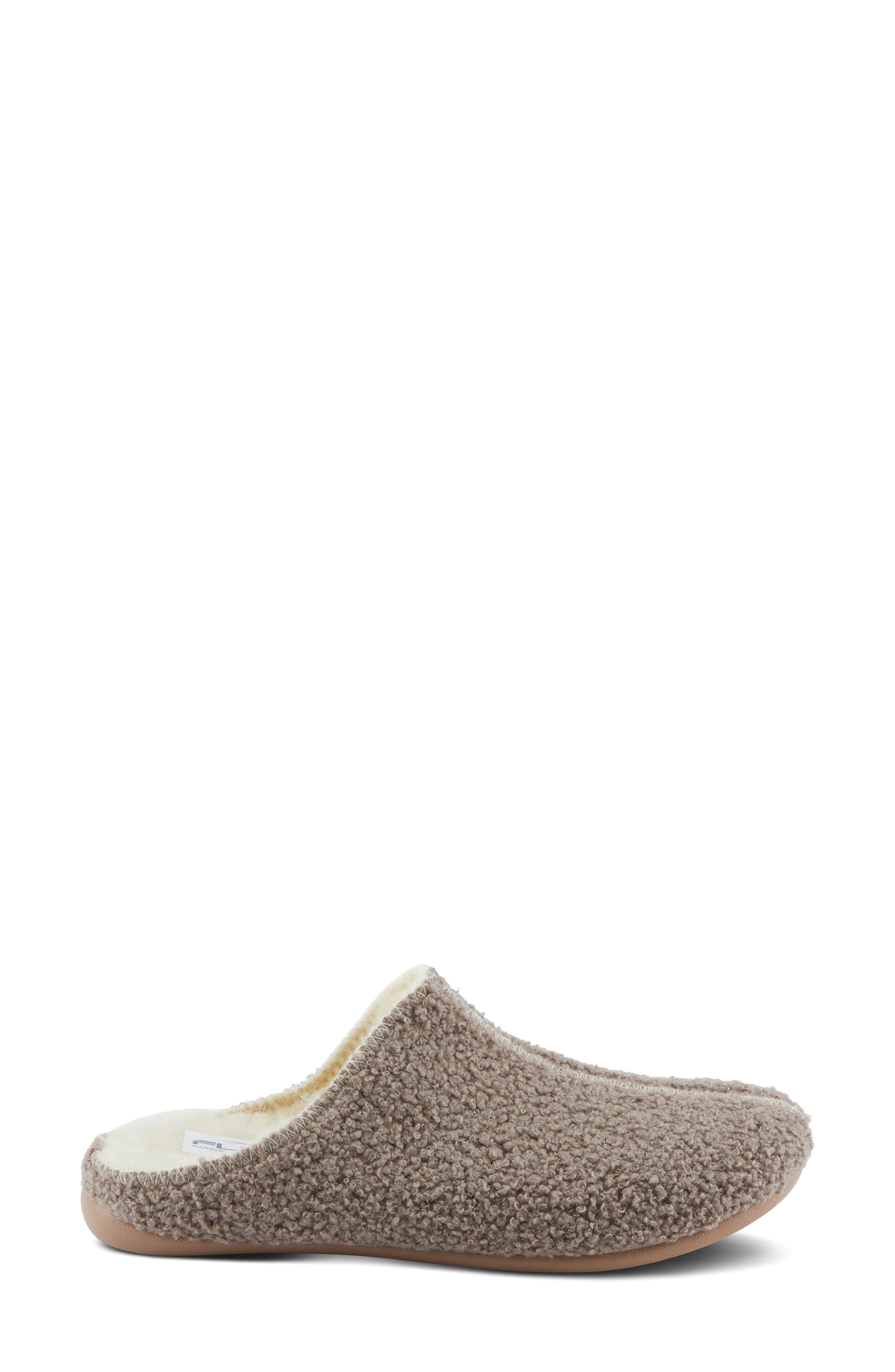 Lyndel Faux Shearling Slipper, Alternate, color, TAUPE