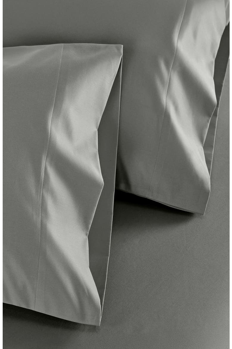 Set of 2 Pillowcases - Grand Indulgence 1000 Thread Count 100% Cotton Sateen, Alternate, color, Grey
