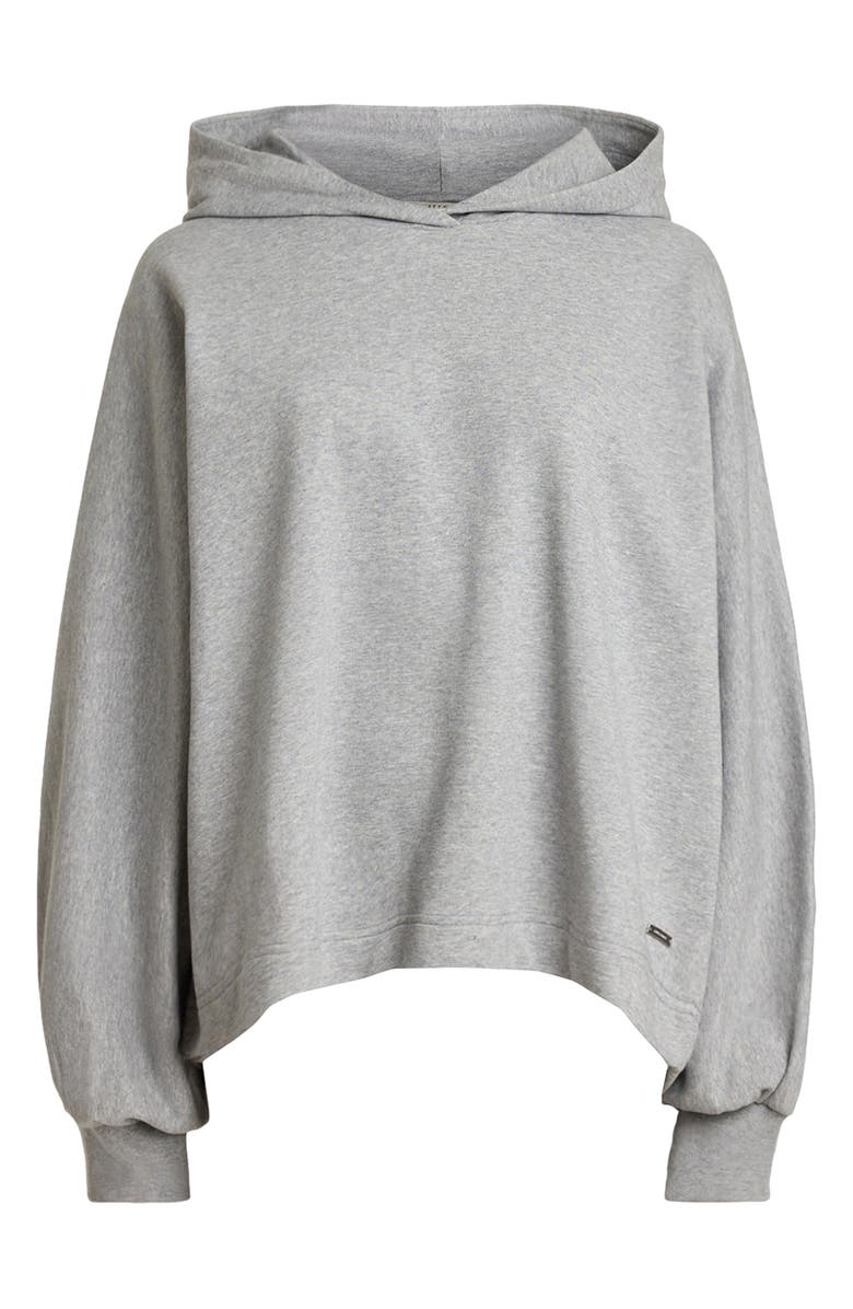 AllSaints Artia Cotton Hoodie, Alternate, color, Grey Marl