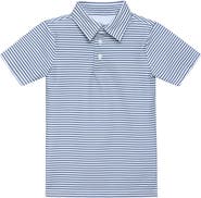 Courtside Kids Boys Thin Stripe Polo Shirt