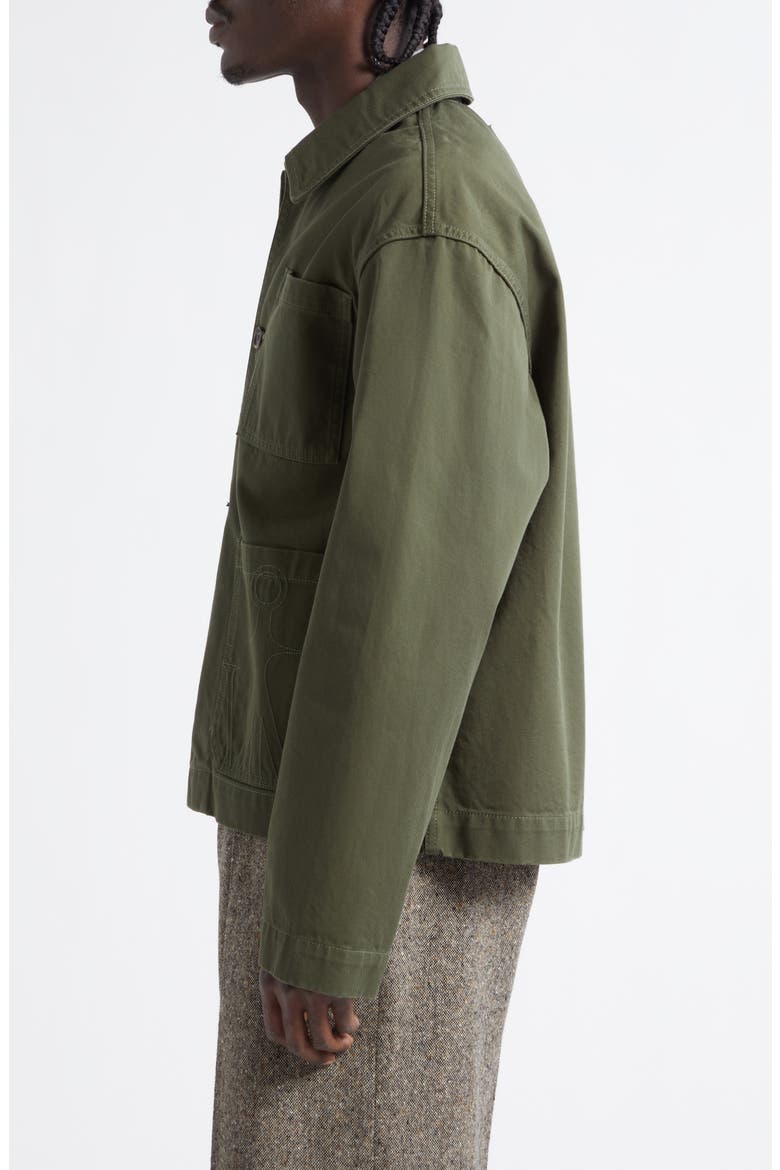Anchor Patch Pocket Chore Jacket, Alternate, color, WASHED GREEN