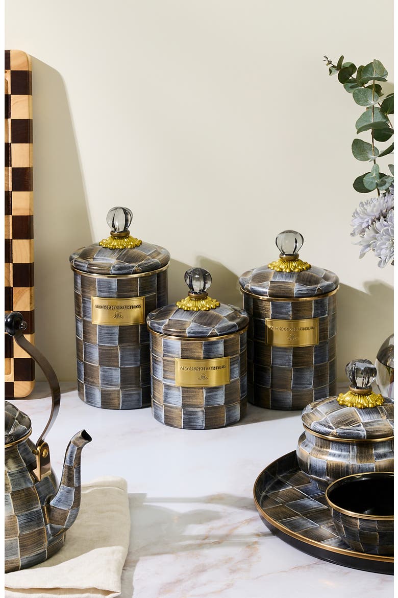 Sophisticheck Small Canister, Alternate, color, BROWN