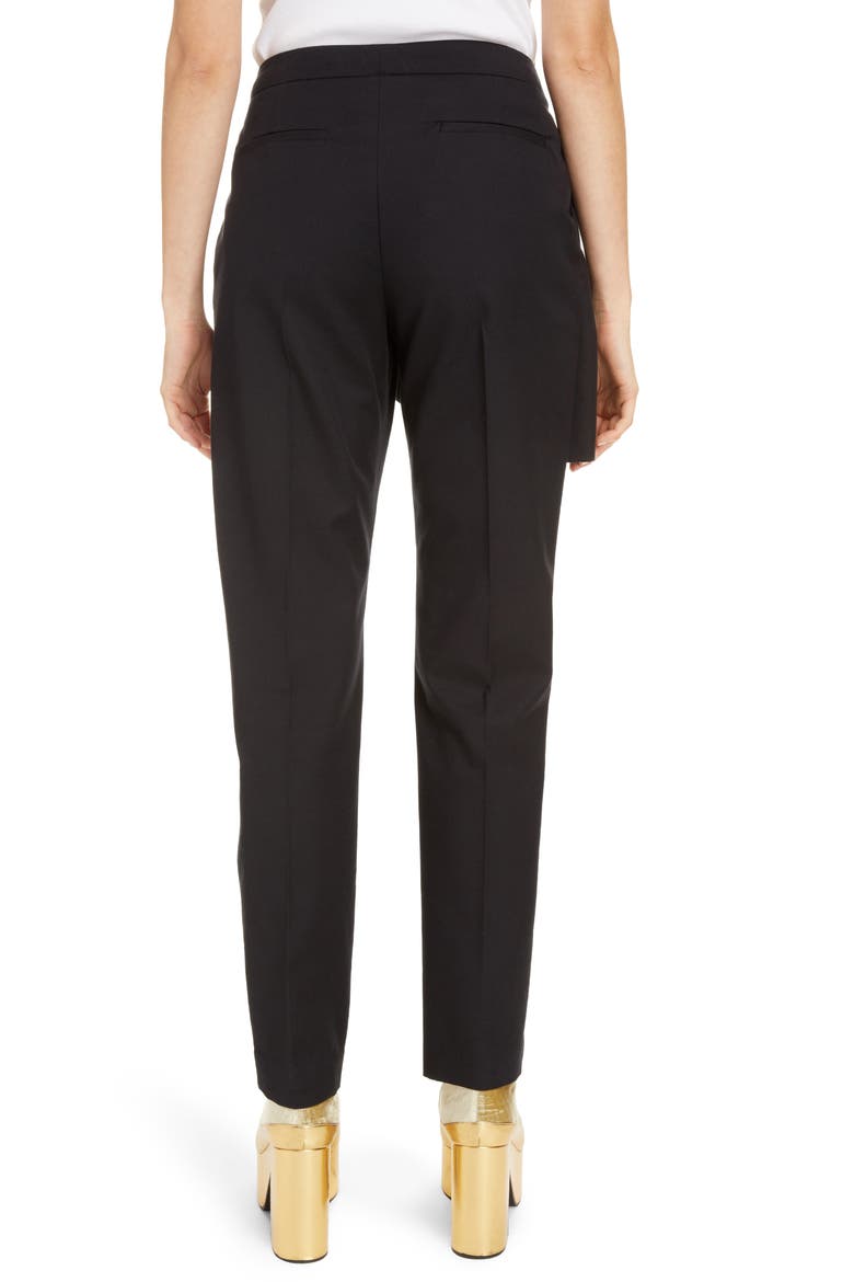 Patiar Asymmetrical Peplum Pants, Alternate, color, NAVY
