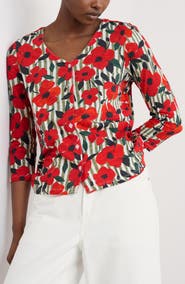 Seasalt Cornwall Studio Glass Organic Cotton Button-Up Top