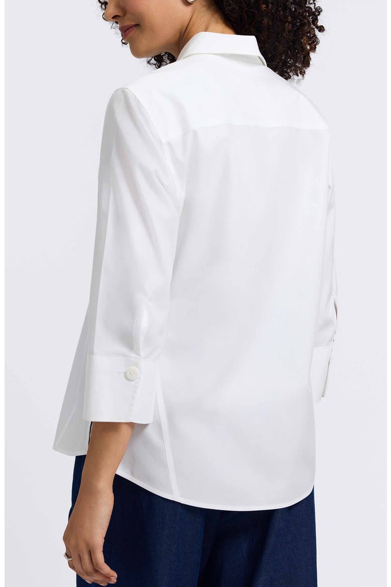 Paityn Non-Iron Cotton Shirt, Alternate, color, WHITE