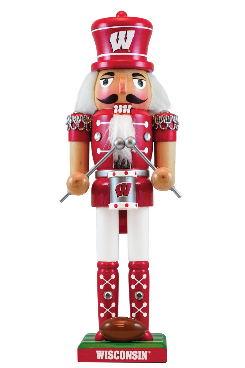 Wisconsin Badgers Collectible Nutcracker, Main, color, Multicolor