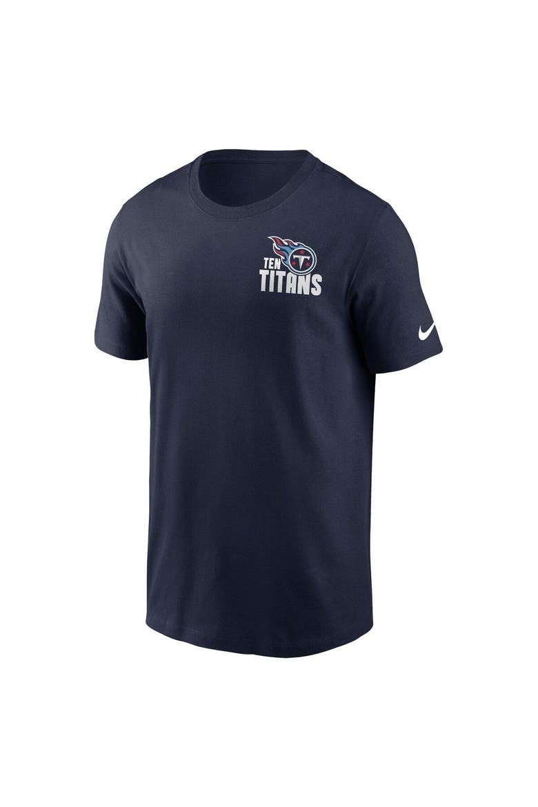 Men's Nike Navy Tennessee Titans Blitz Essential T-Shirt, Alternate, color, Navy