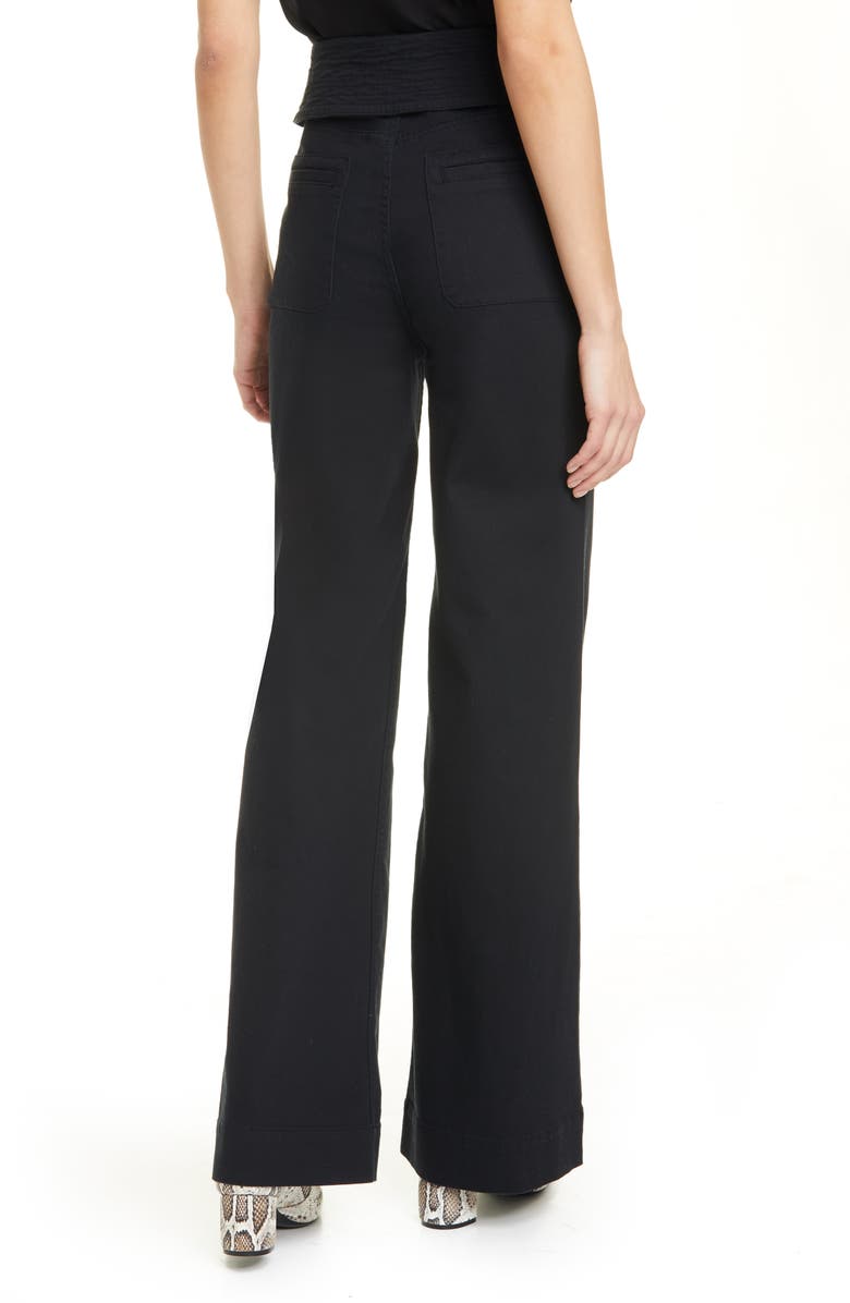 Ulla Johnson Wade Tie Waist Jeans, Alternate, color, 