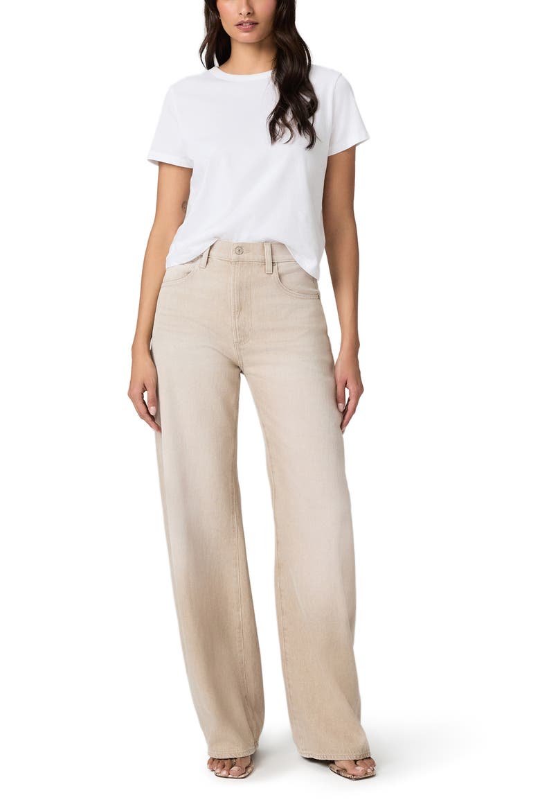 Arellia High Waist Barrel Leg Jeans, Alternate, color, SOFT SEPIA