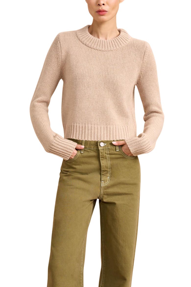 Solid Mini Marin Sweater, Main, color, Camel