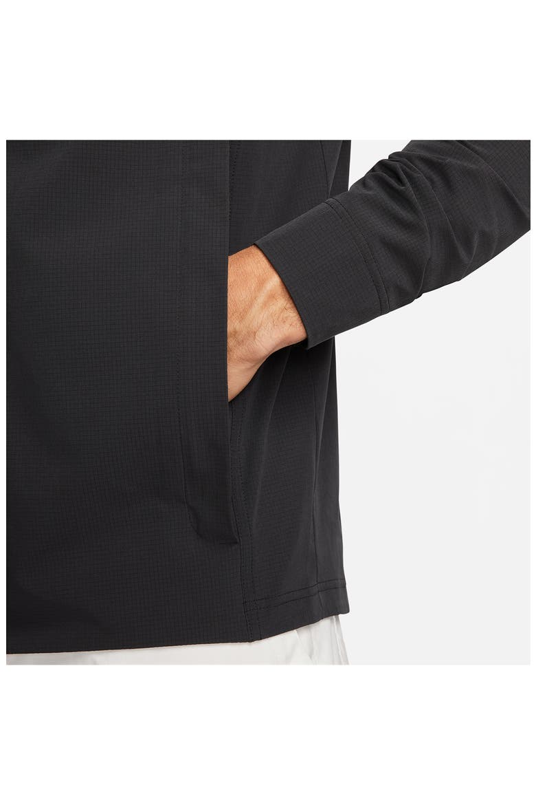 Tour Essential Water-Repellent Golf Jacket, Alternate, color, BLACK/ BLACK/ WHITE