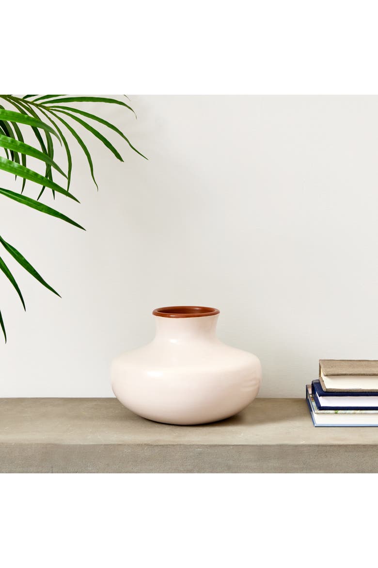 Fiorella Vase Large, Alternate, color, White