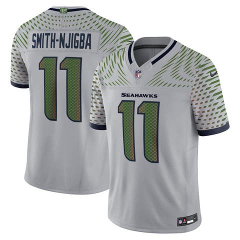 Men's Nike Jaxon Smith-Njigba Wolf Gray Seattle Seahawks 2025 Rivalries Collection Limited Jersey