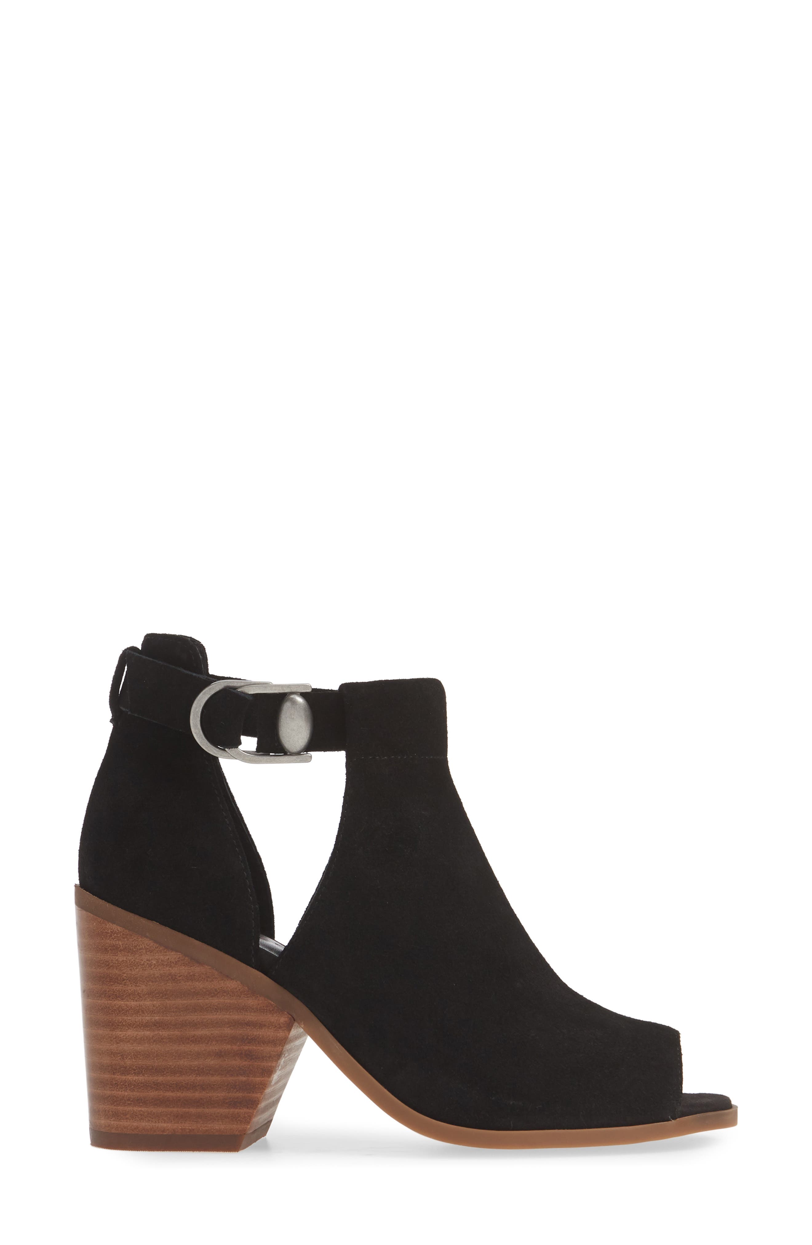 Sole Society Caprica Open Toe Bootie, Alternate, color, 