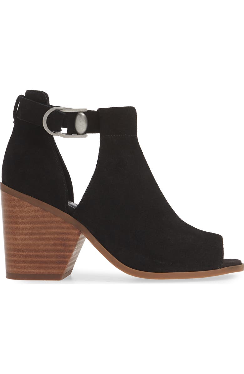 Sole Society Caprica Open Toe Bootie, Alternate, color,