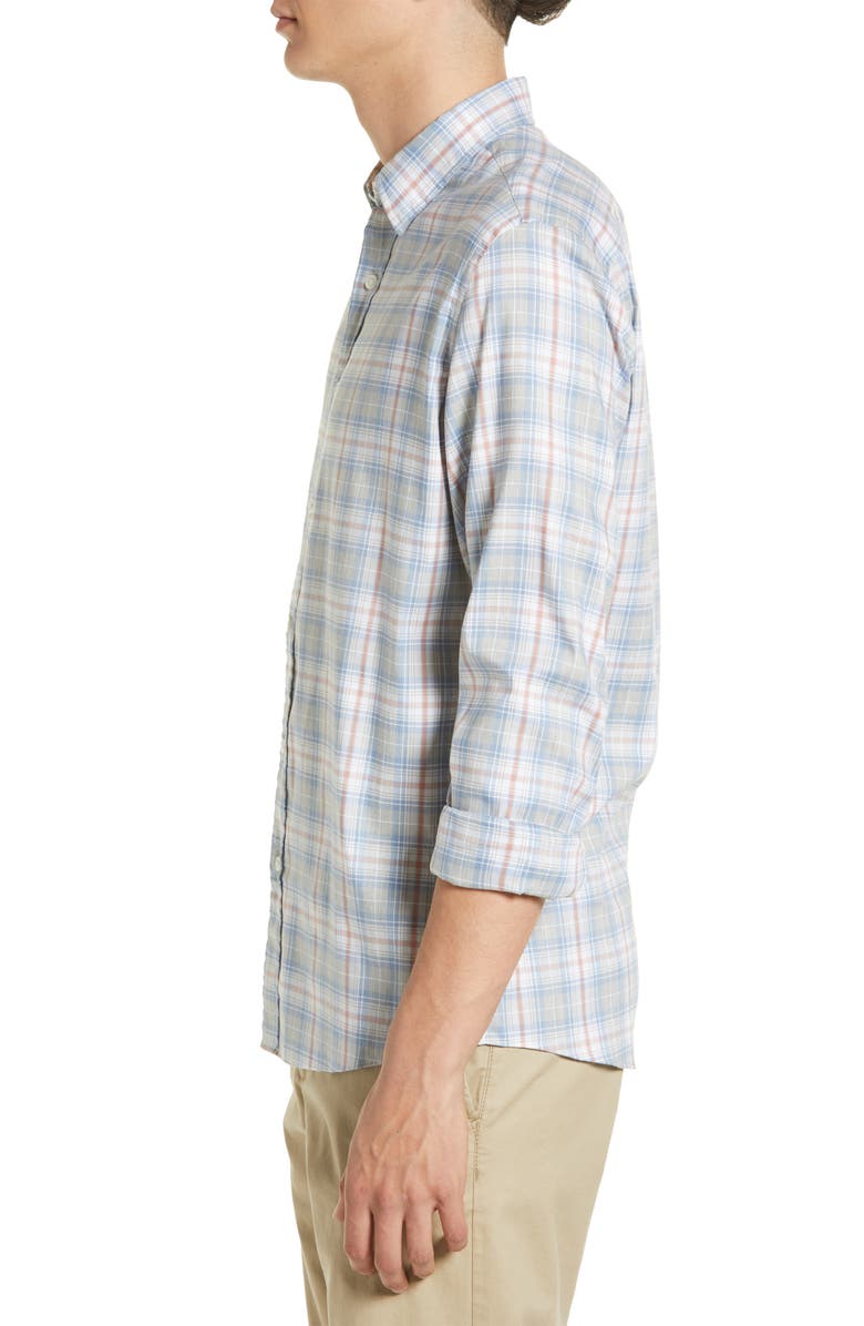 Faherty The Movement Plaid Button-Up Shirt, Alternate, color, 