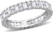 Julianna B. Moissanite Baguette Eternity Ring
