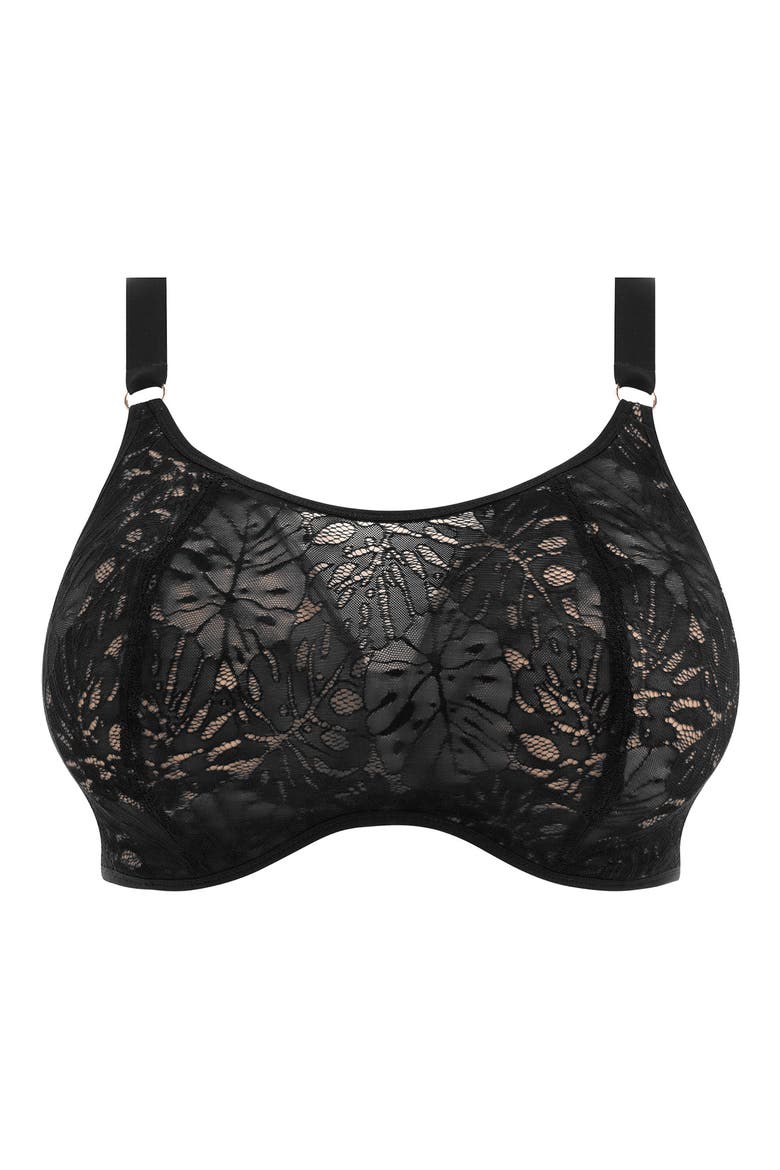 Kelsey Underwire Bra, Alternate, color, BLACK