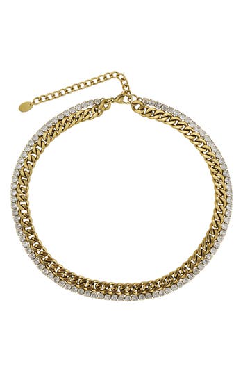 Rebl Gender Inclusive Stone & Cuban Chain Necklace