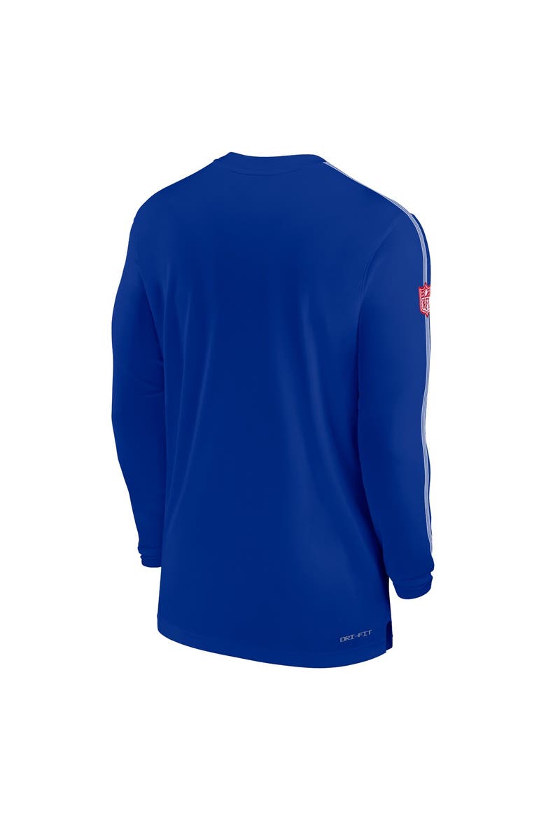Men's Nike Royal Buffalo Bills Sideline Coach UV Performance Long Sleeve T-Shirt, Alternate, color, Royal