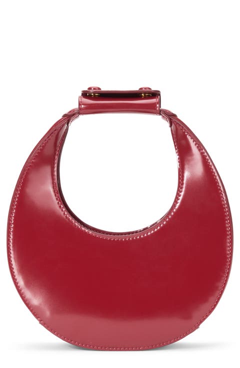 Good Night Moon Leather Top Handle Bag