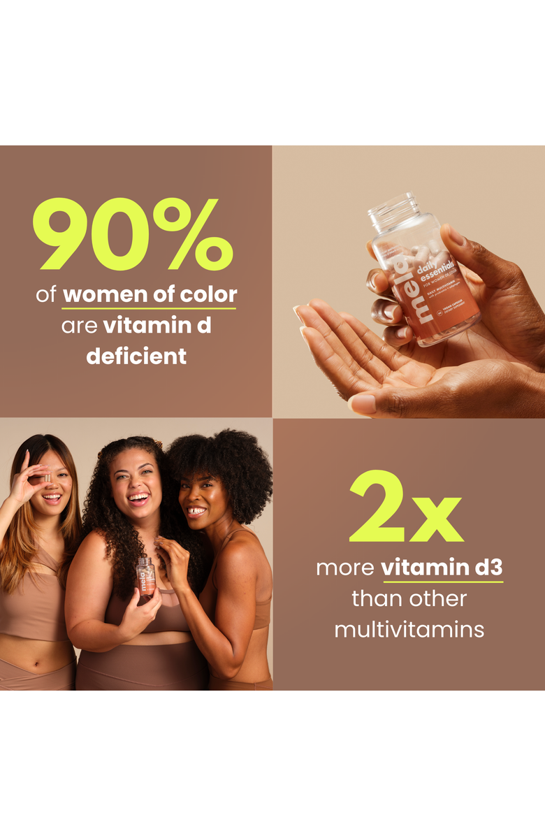 Mela Vitamins Healthy Habits Set for Women of Color, Alternate, color, Peachy Coral