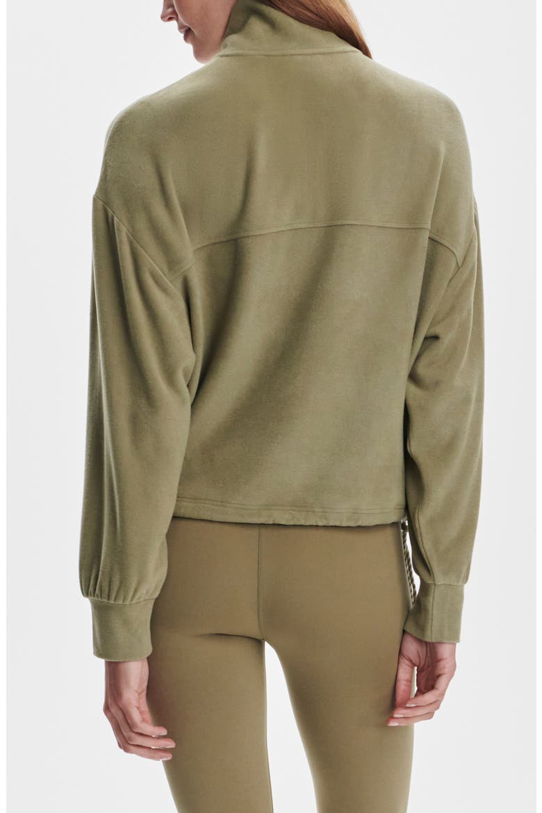 Collett Half Zip Pullover, Alternate, color, DUSKY GREEN