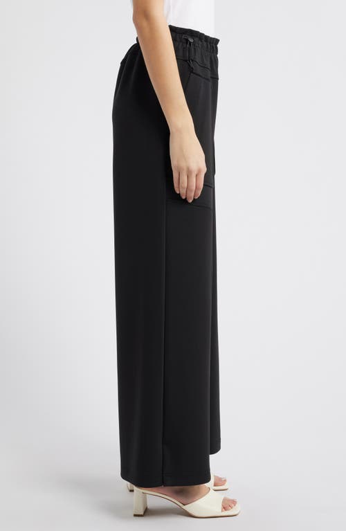 Wit & Wisdom Skyrise Glider Pull-on Wide Leg Pants In Black