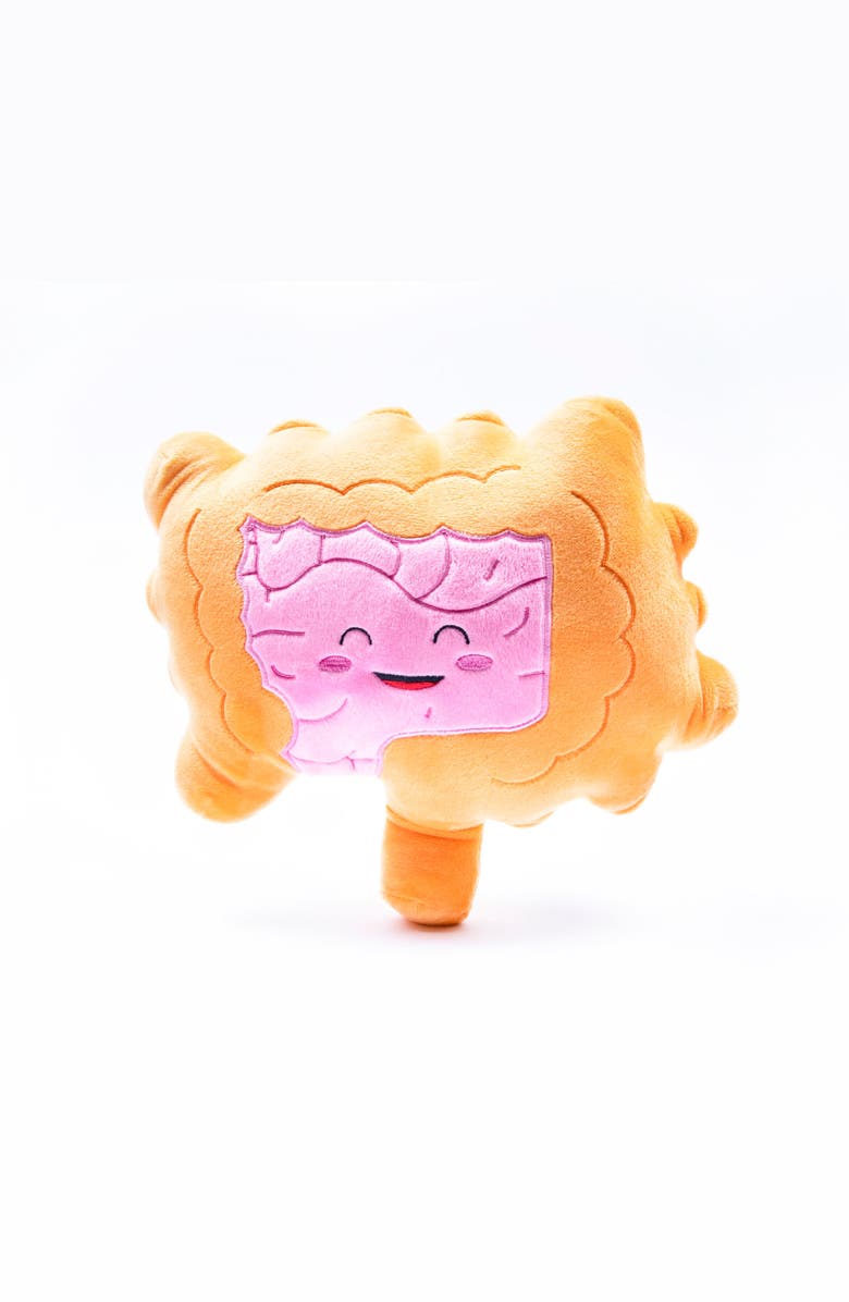 Nerdbugs Colon/Intestine Plushie Organ, Main, color, Light/Pastel Orange
