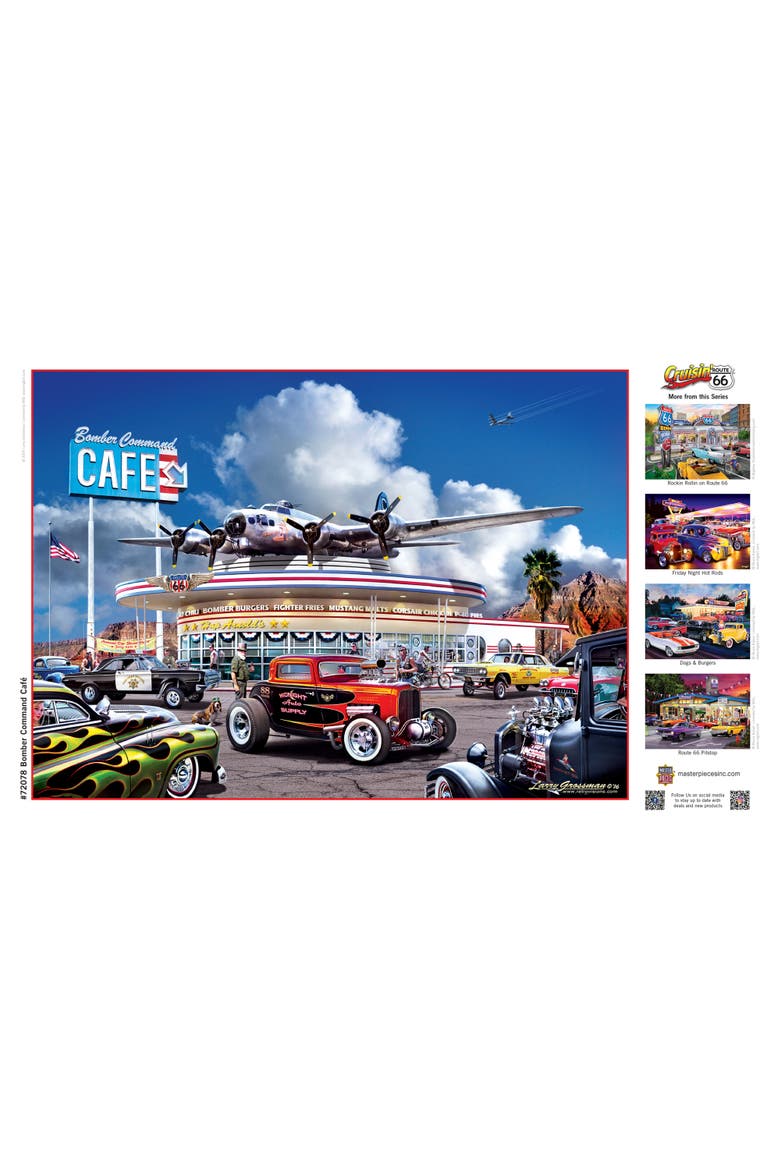 Bomber Command Cafe 1000 Piece Puzzle, Alternate, color, Multicolor