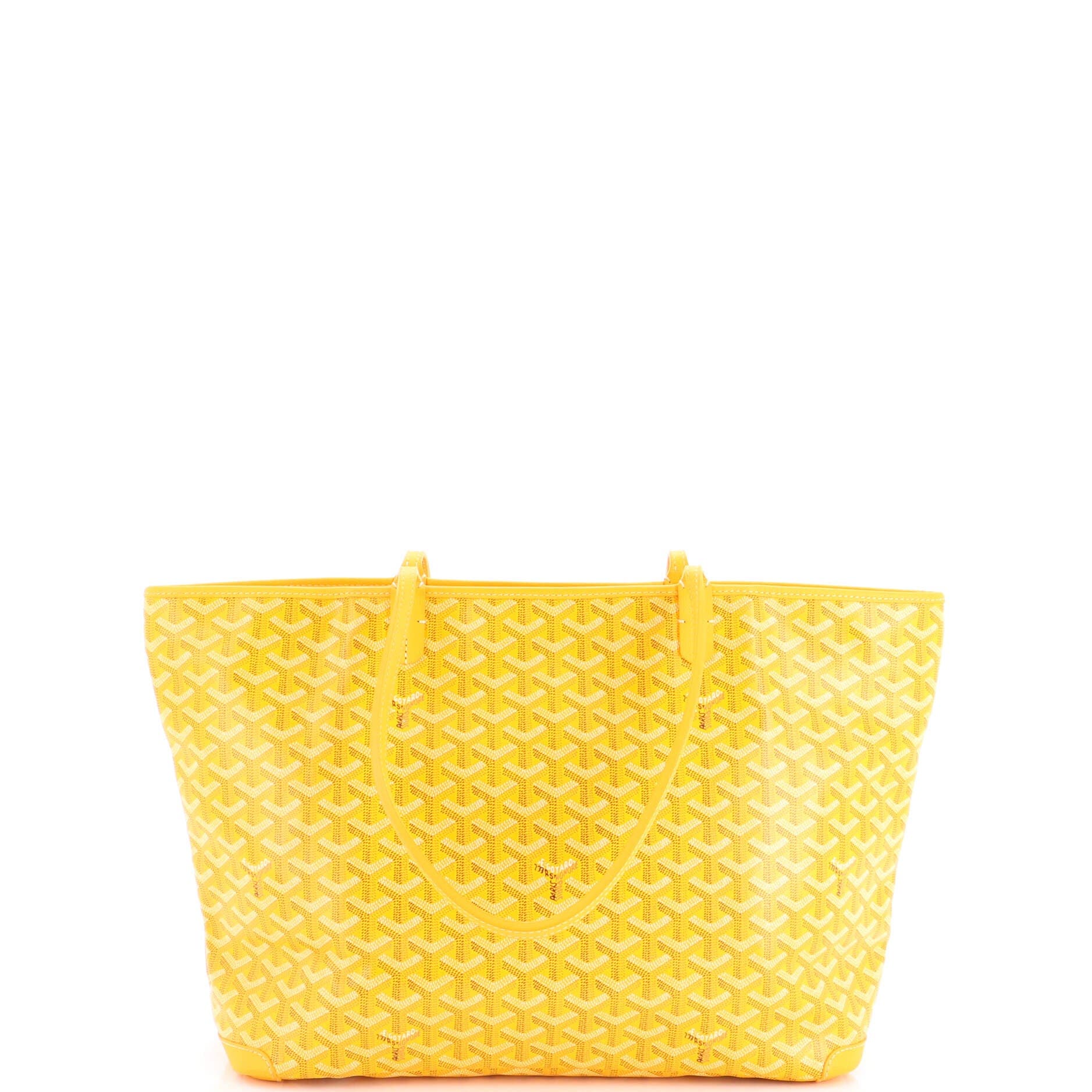 Artois Tote Coated Canvas MM, Alternate, color, Yellow