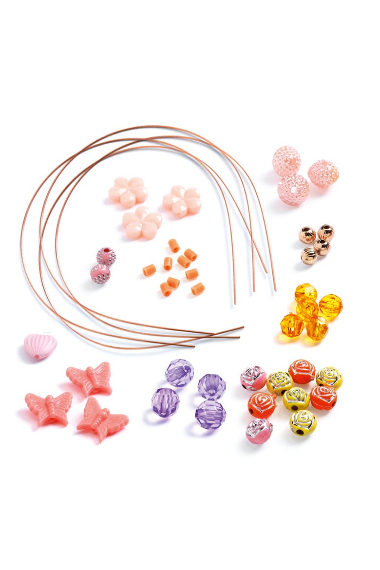 Beaded Headband Kit, Alternate, color, PINK MULTI