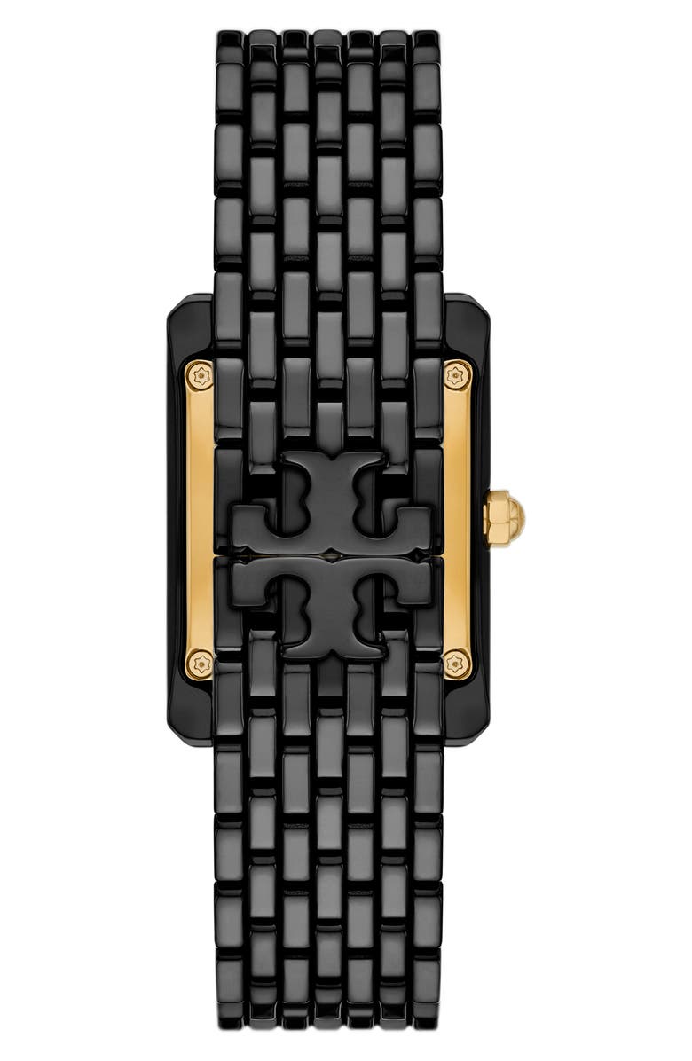 Tory Burch The Eleanor Ceramic Bracelet Watch, 26mm x 38mm, Alternate, color, 