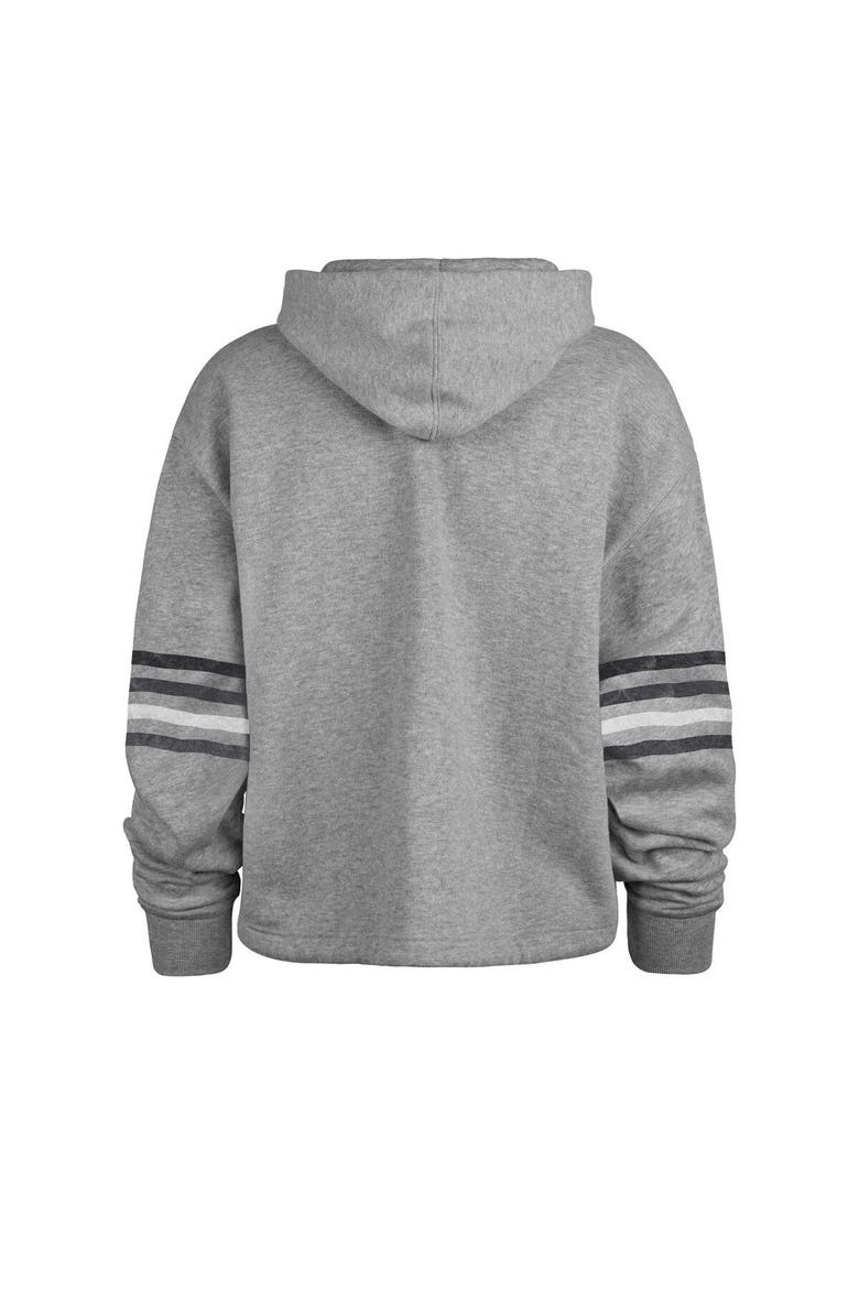 Women's '47 Heather Gray Las Vegas Raiders Upland Bennett Pullover Hoodie, Alternate, color, Heather Gray