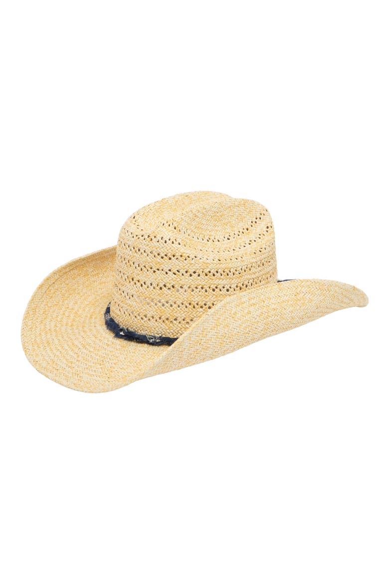 Open Weave Cowboy Hat, Main, color, NATURAL