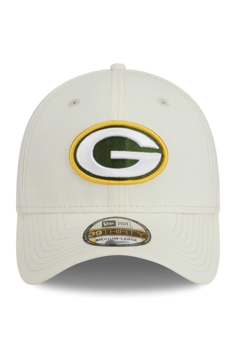 New Era Men's New Era Cream Green Bay Packers Classic 39THIRTY Flex Hat, Alternate, color, 