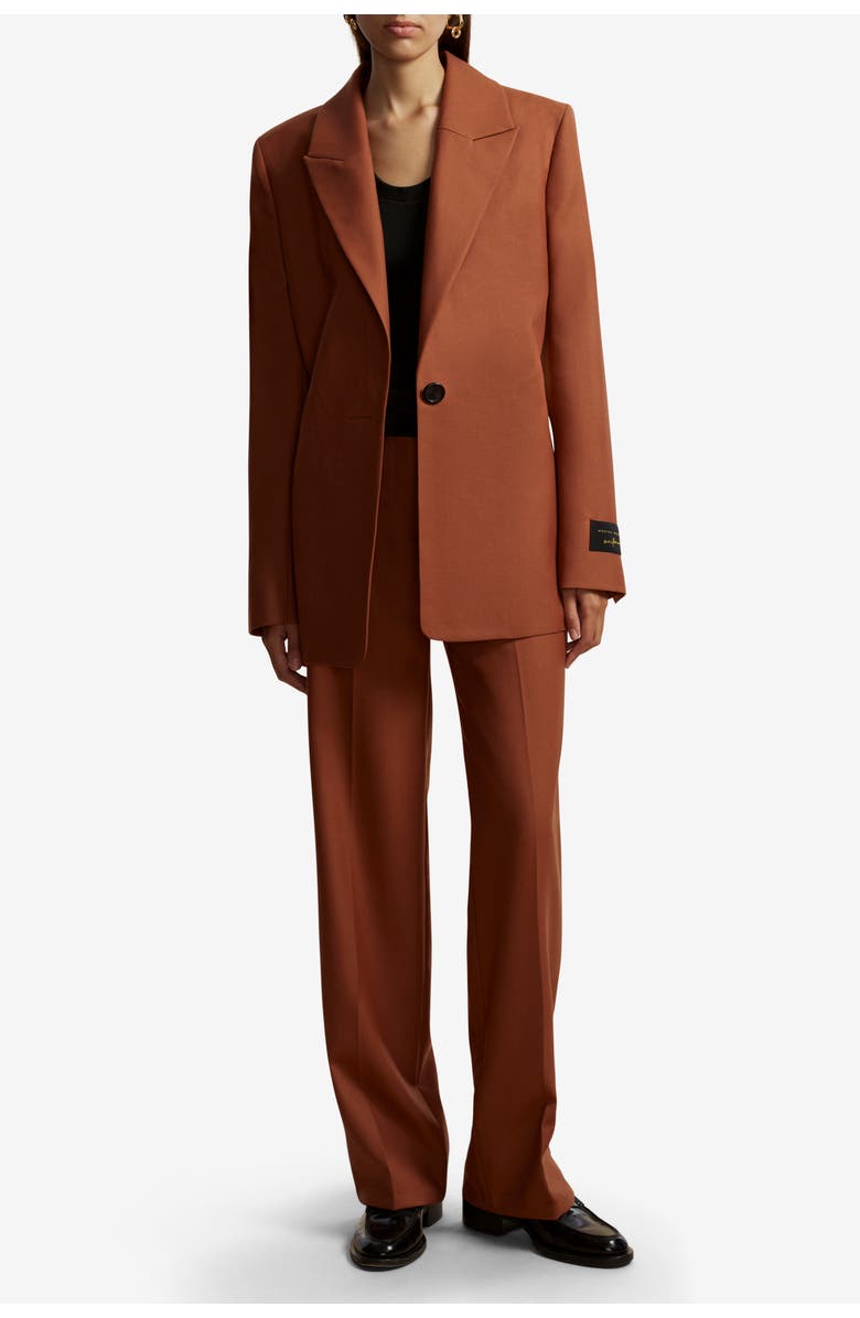 Slim Boyfriend Blazer Slim Boyfriend Blazer, Alternate, color, Cognac
