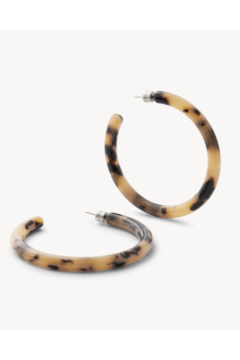 Bold Hoops, Alternate, color, Blonde Tortoise